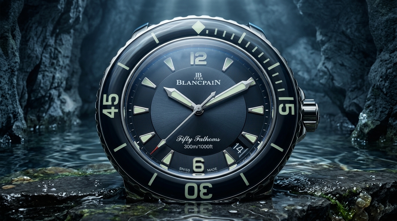 luxury mechanical watch detail