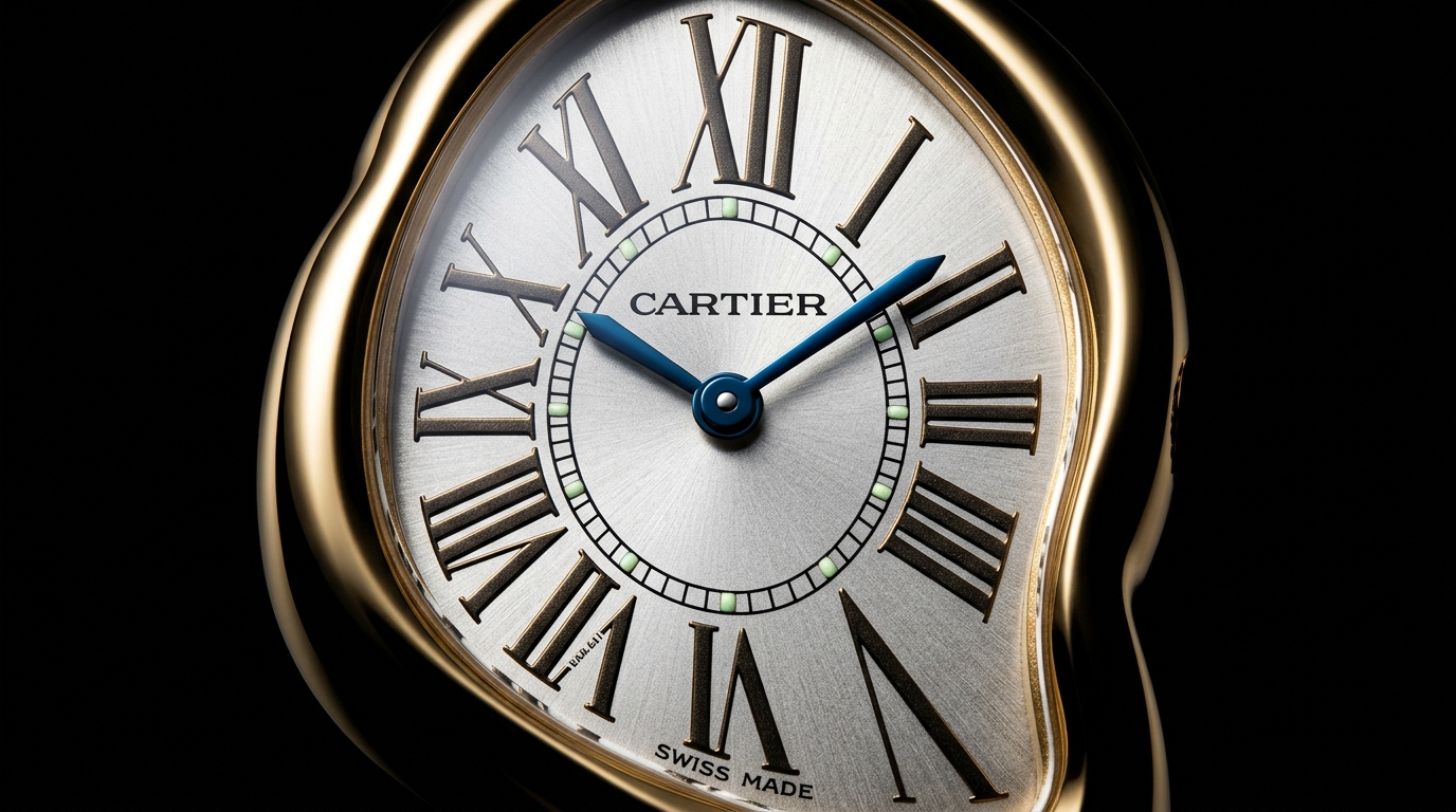 luxury mechanical watch detail