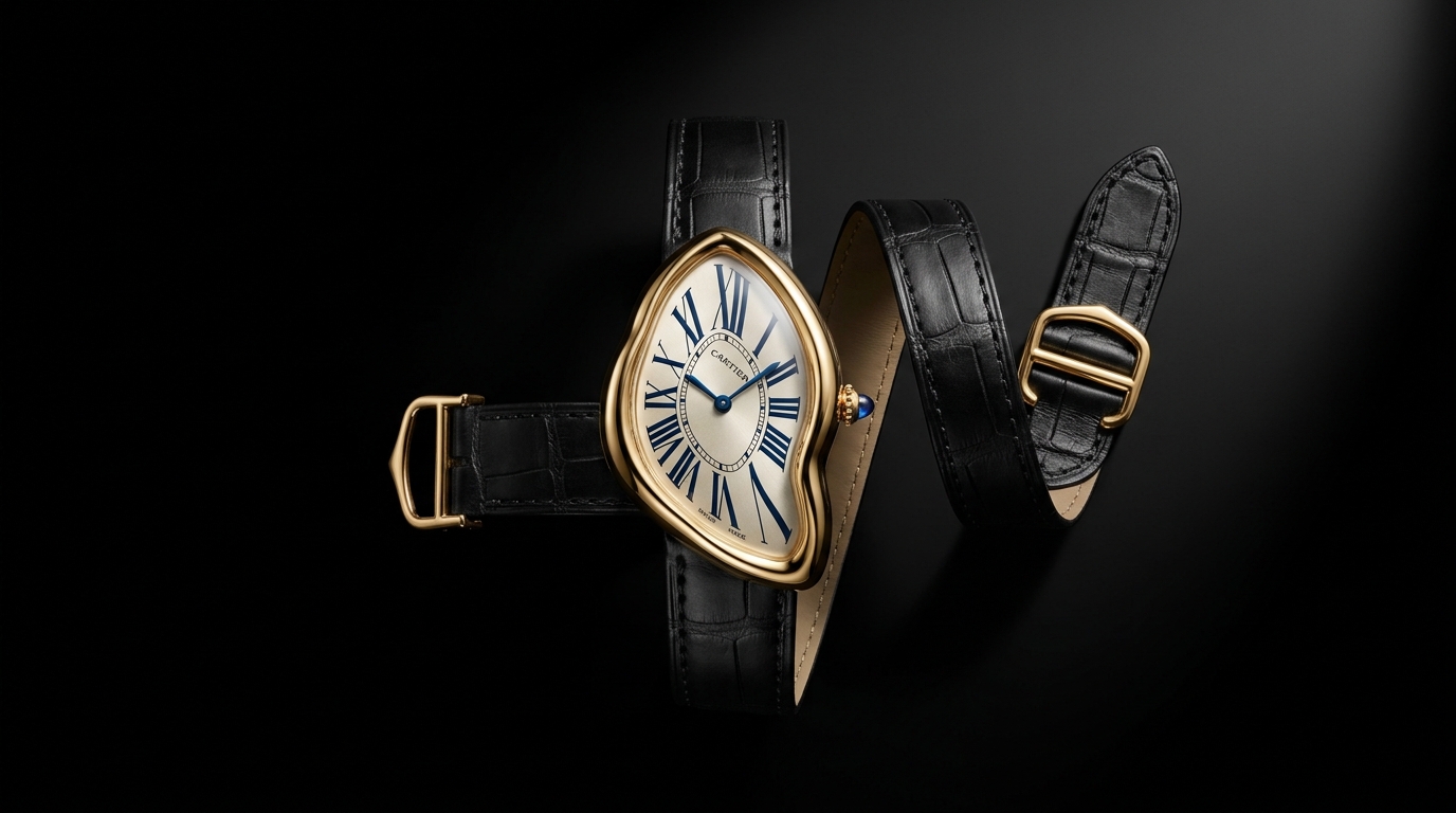 luxury mechanical watch detail