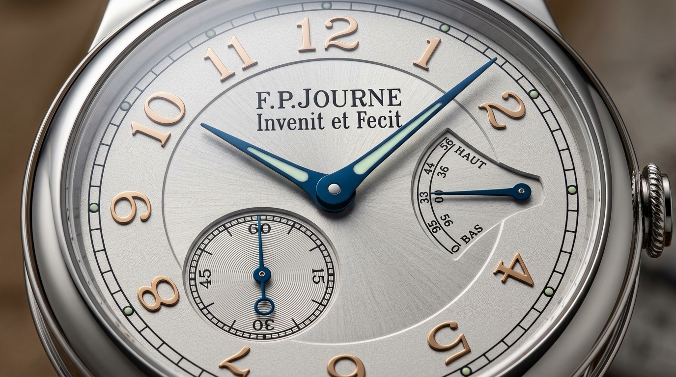 luxury mechanical watch detail