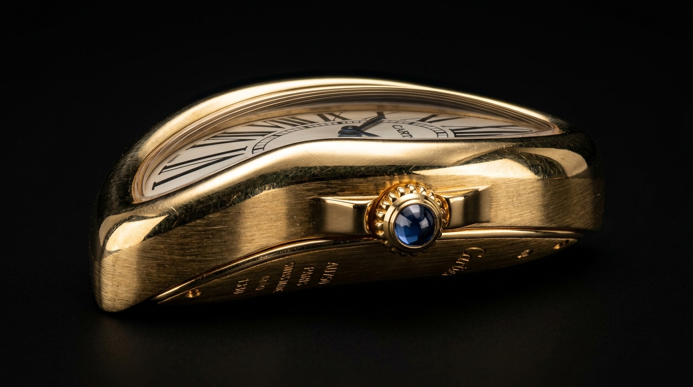 luxury mechanical watch detail