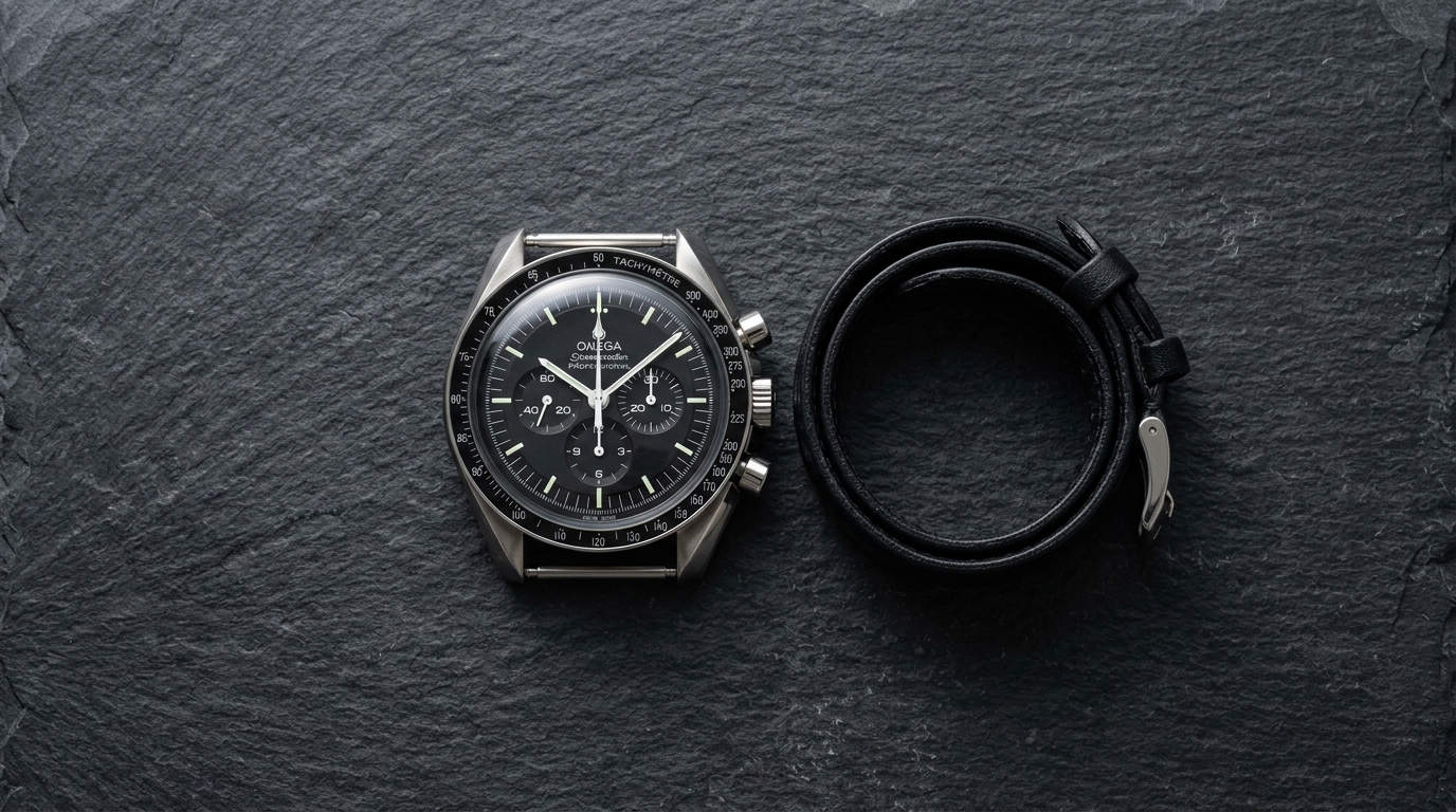 luxury mechanical watch detail