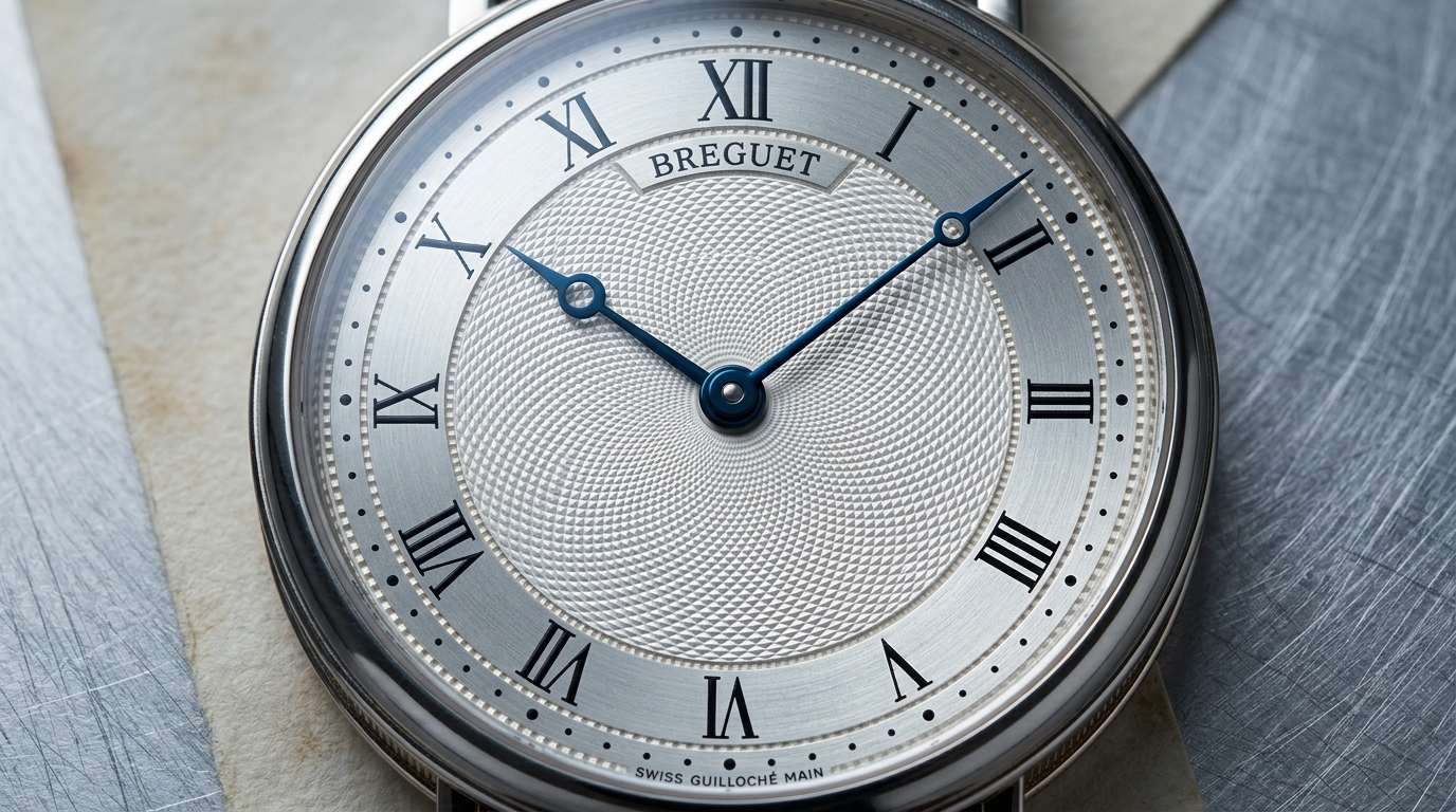 luxury mechanical watch detail