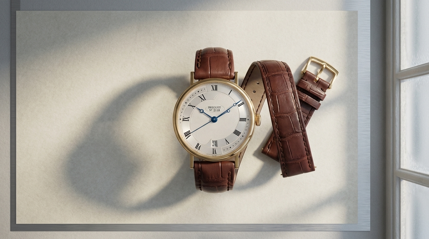 luxury mechanical watch detail