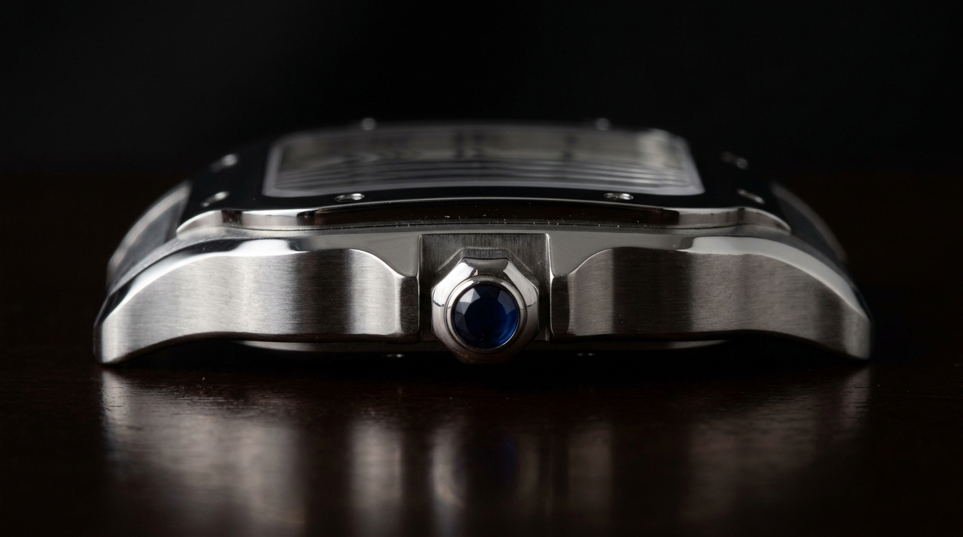 luxury mechanical watch detail