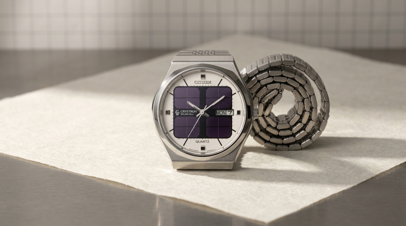 luxury mechanical watch detail